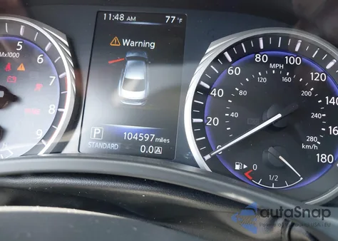 2016 Infiniti Q50 3.0T Premium z USA, uszkodzony, nr VIN JN1EV7AP3GM306255